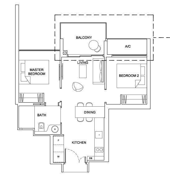 2 Bedroom