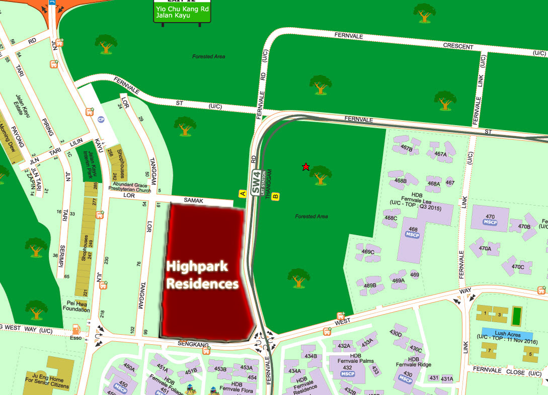 High Park Residences Location